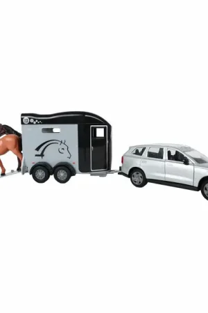 Speciale Aanbieding Kids Globe Volvo EX90 met Cheval Liberté Paardentrailer
