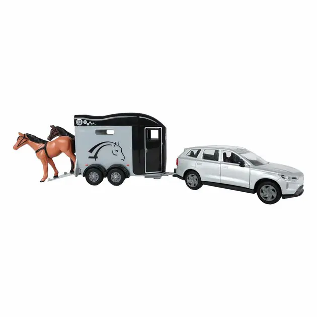 Speciale Aanbieding Kids Globe Volvo EX90 met Cheval Liberté Paardentrailer