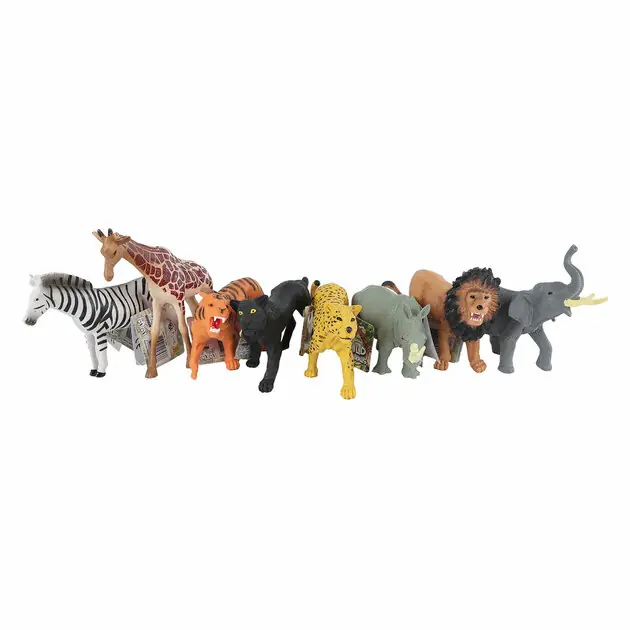 Jungle Expedition Wilde Dieren - 8st. Superprijs