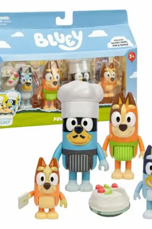 Beperkte Voorraad Bluey Dessert Speelset - 4 Figuren