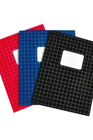 Betrouwbaar schrift Verhaak Basic A5 ruit 10mm assorti