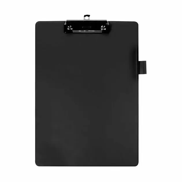 Klembord Quantore A4 zwart met 100mm klem + penlus Finale Uitverkoop