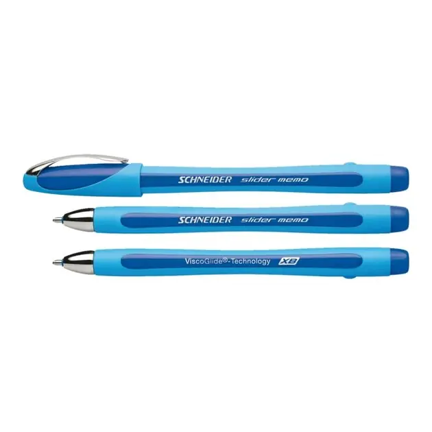 Balpen Schneider Slider Memo blauw extra breed Koop Online