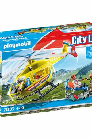 Beperkt Aanbod Playmobil City Life Reddingshelikopter - 71203