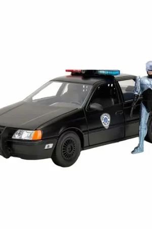 Snelle Levering Jada RoboCop 1986 Ford Tarus 1:24