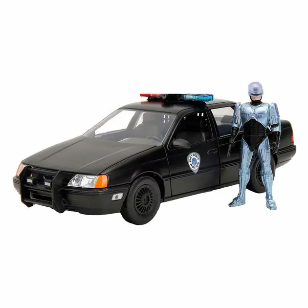 Snelle Levering Jada RoboCop 1986 Ford Tarus 1:24