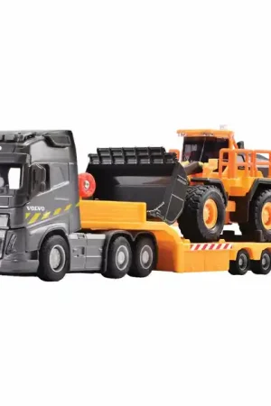 Majorette Volvo FH16 Truck met Oplegger en Wiellader Dagaanbieding