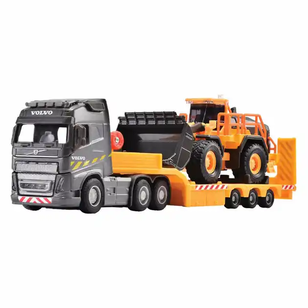 Majorette Volvo FH16 Truck met Oplegger en Wiellader Dagaanbieding