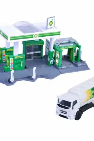 Majorette BP Tankstation met Voertuig Laatste Kans