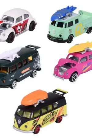 Snelle Levering Majorette Volkswagen, 5dlg.