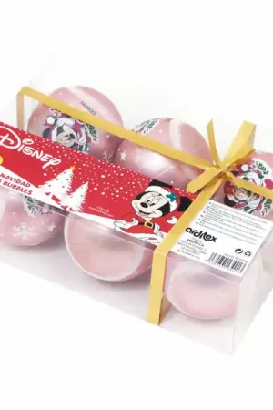 Kinder Kerstballen Minnie Mouse Roze, 6st. Populair