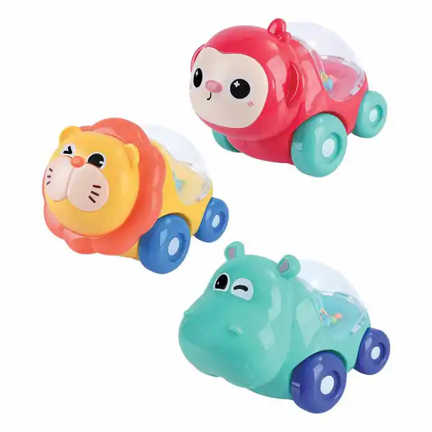 Playgo Zoom & Bounce Dierenauto's - 3st. Bestel Nu