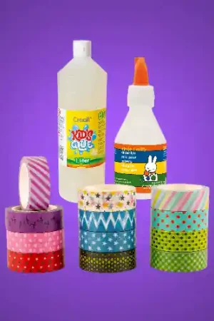 Lijm | (Washi) Tape | Plakband Flitsaanbieding