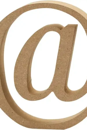Premium 13 cm serie cijfers en letters MDF