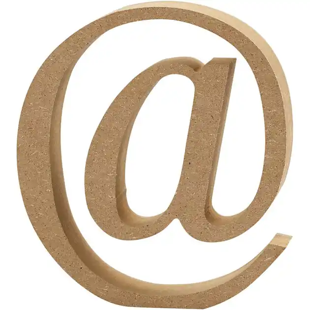 Premium 13 cm serie cijfers en letters MDF