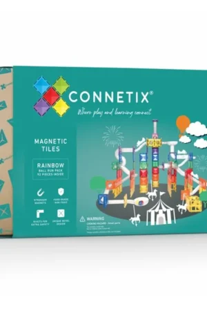 CONNETIX Rainbow Ball Run Set (92 stuks) Speciale Aanbieding