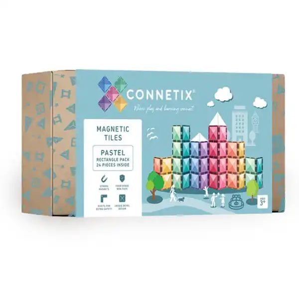 Shop Nu CONNETIX Pastel Rectangle Set (24 stuks)