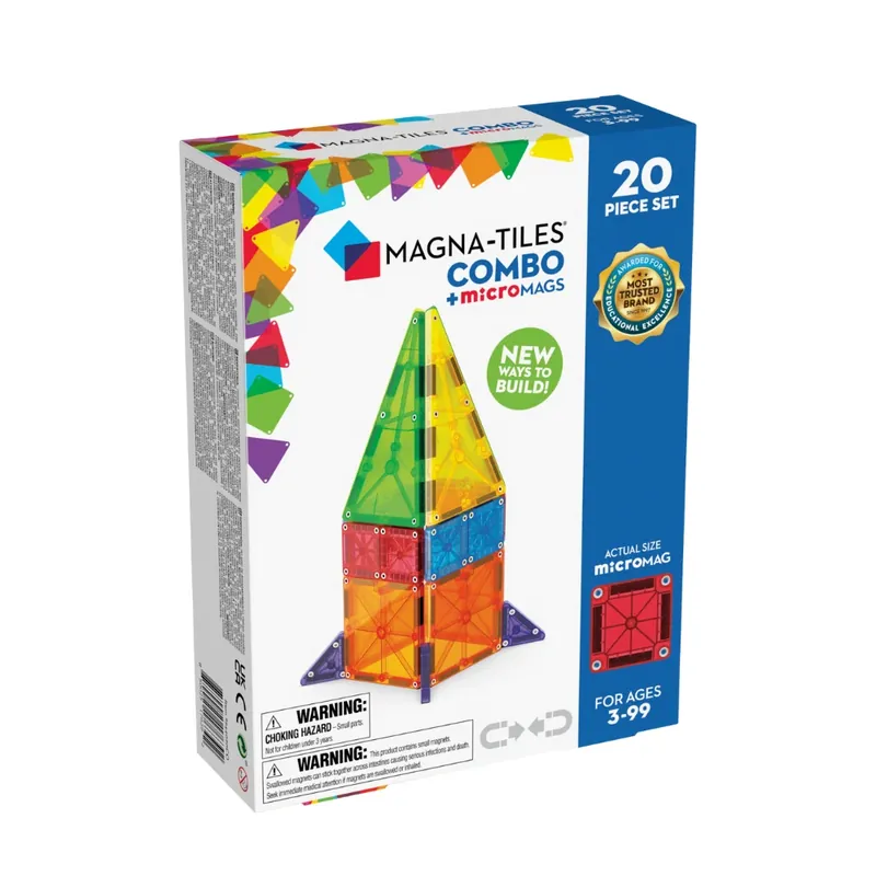 MAGNA-TILES Micro Mags Combo Set 20 Lage Kosten