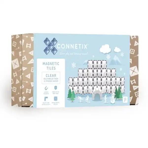 CONNETIX Clear Rectangle Set (12 stuks) Dagaanbieding