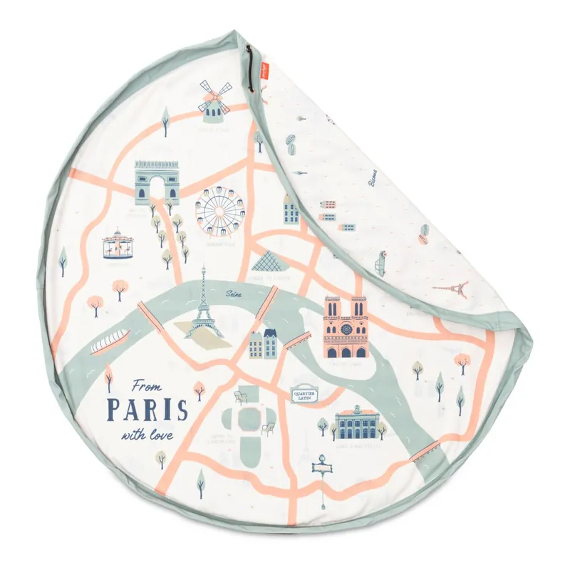 Play & Go Opbergzak Speelkleed Paris Map Weekendaanbieding