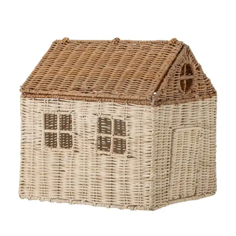 Rechtstreeks Van De Fabrikant Bloomingville Sigga Rotan poppenhuis