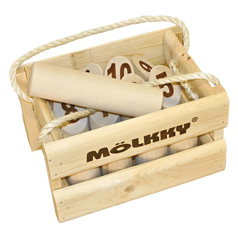 Op = Op Tactic Mölkky in houten kist
