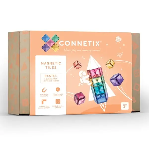 Fabrieksprijs CONNETIX Pastel Square Set (40 stuks)