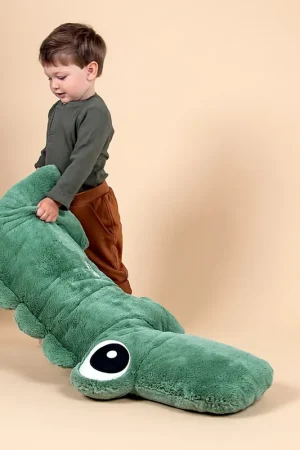 Done By Deer Croco Knuffel XXL Uitverkoop