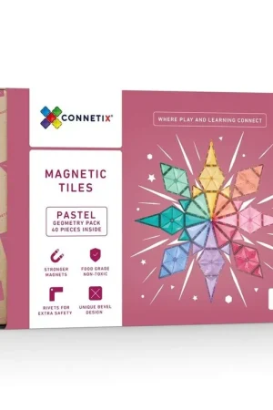 CONNETIX Pastel Geometry Pack (40 stuks) Beperkte Voorraad