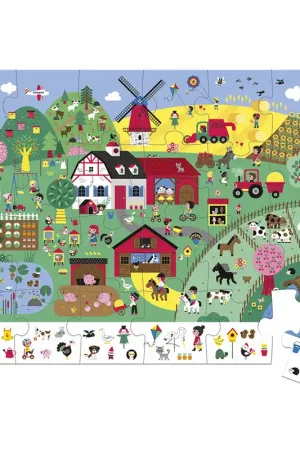 Lage Kosten Janod Puzzelkoffer Zoekpuzzel Boerderij