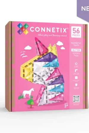 Dagaanbieding CONNETIX Glitter Unicorn Pack (56 stuks)