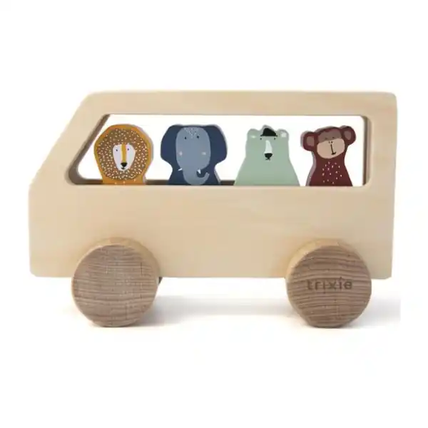 Trixie - Houten Dierenbus - Voertuigen Veilige Betaling