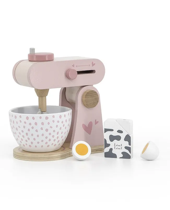 Label Label Houten Food Processor Pink Laatste Versie