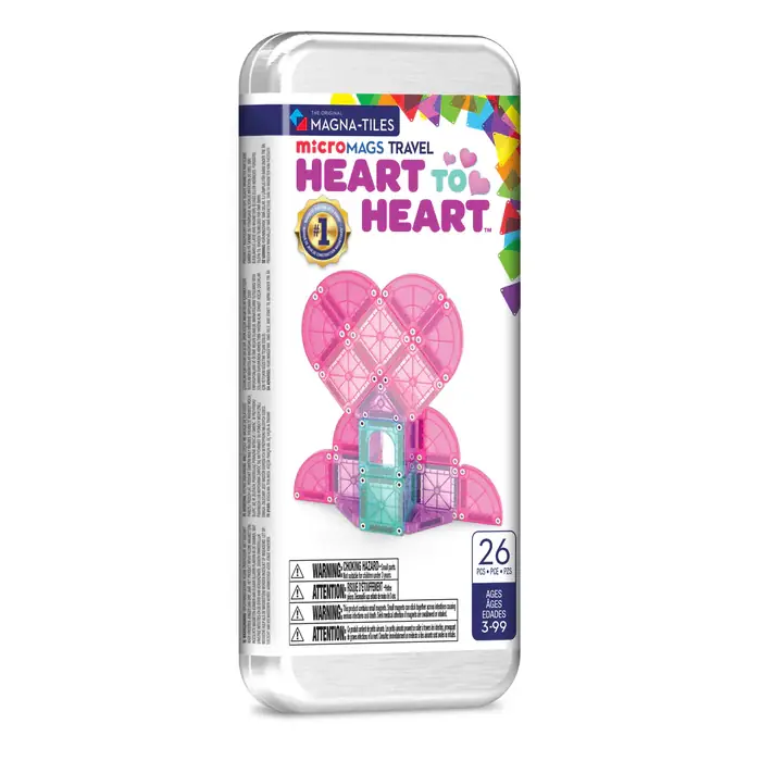 MAGNA-TILES -microMAGS Heart to Heart (24 stuks) Nieuw