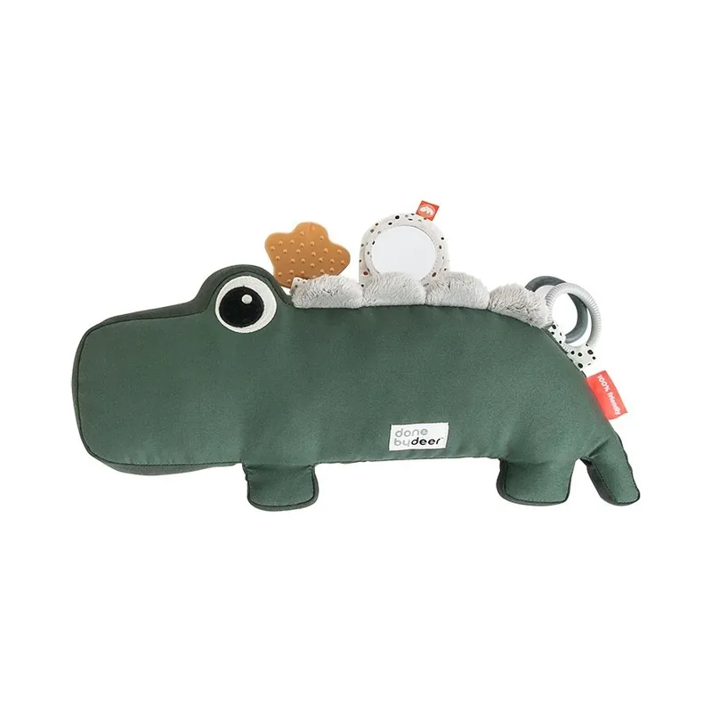 Laatste Versie Done by Deer Activiteitenknuffel Krokodil