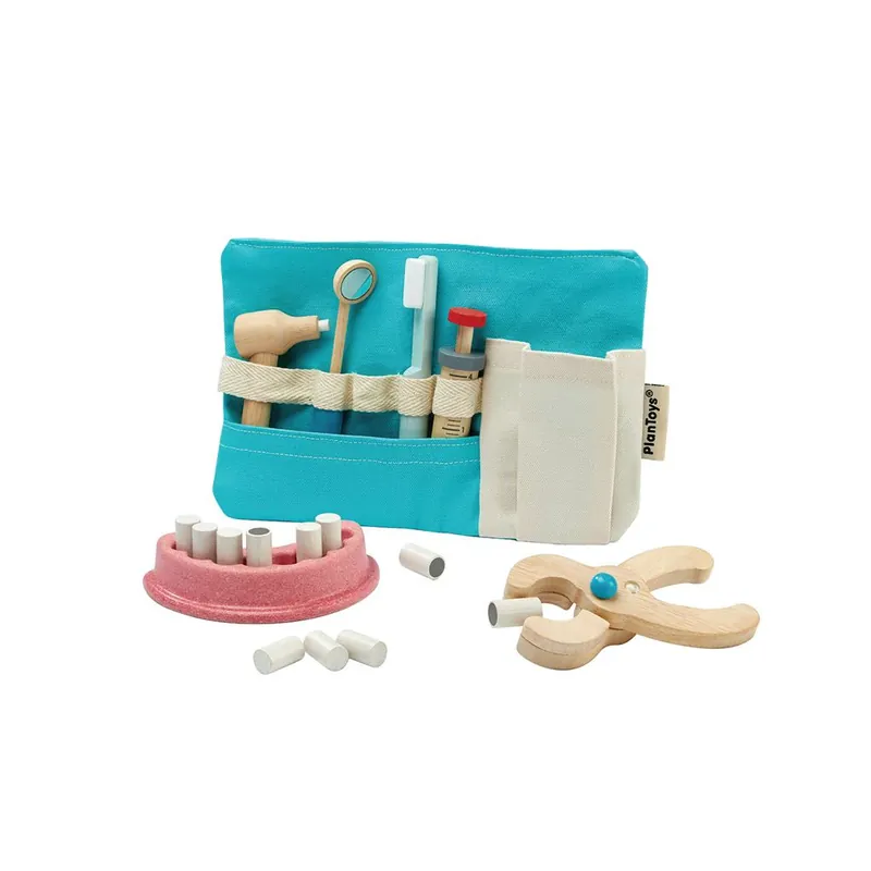 Dagaanbieding PlanToys Houten tandarts set