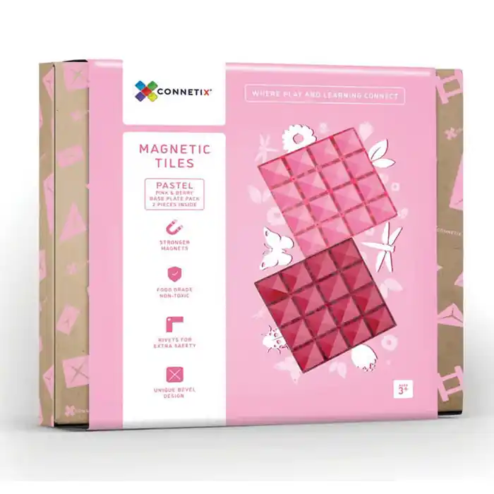 CONNETIX Basis bouwplaten Pink & Berry (2 stuks) Bestseller