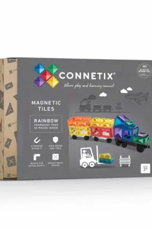 Aanbieding CONNETIX Rainbow Transport Pack (50 stuks)