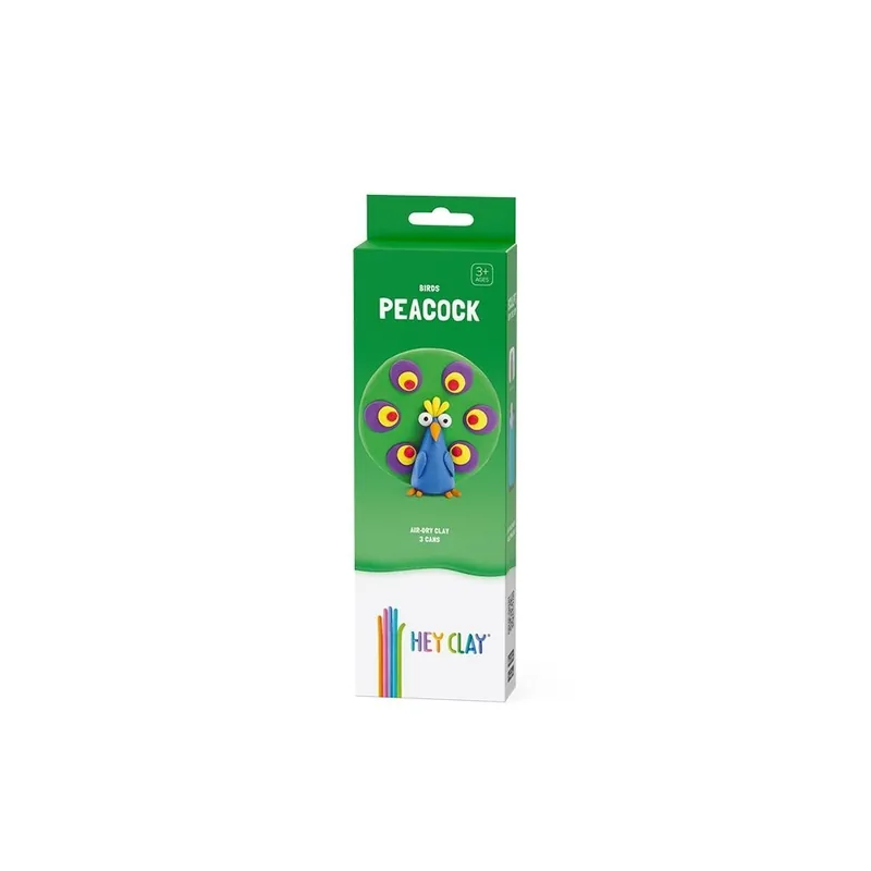 Hey Clay Klei Birds Peacock Must-Have