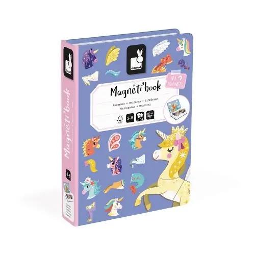 Korting Janod Magneti'book Unicorns