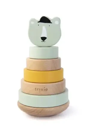 Flitsaanbieding Trixie Houten Stapeltoren - Mr. Polar Bear