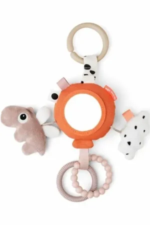 Betrouwbaar Done by Deer To Go Activity Mirror Happy (Papaya)