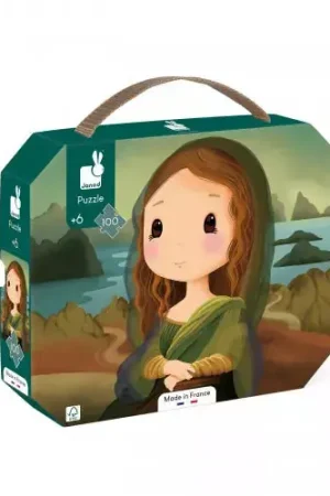 Flitsaanbieding Janod Puzzelkoffer Leonardo Da Vinci