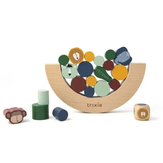 Direct Beschikbaar Trixie Houten balanceer spel