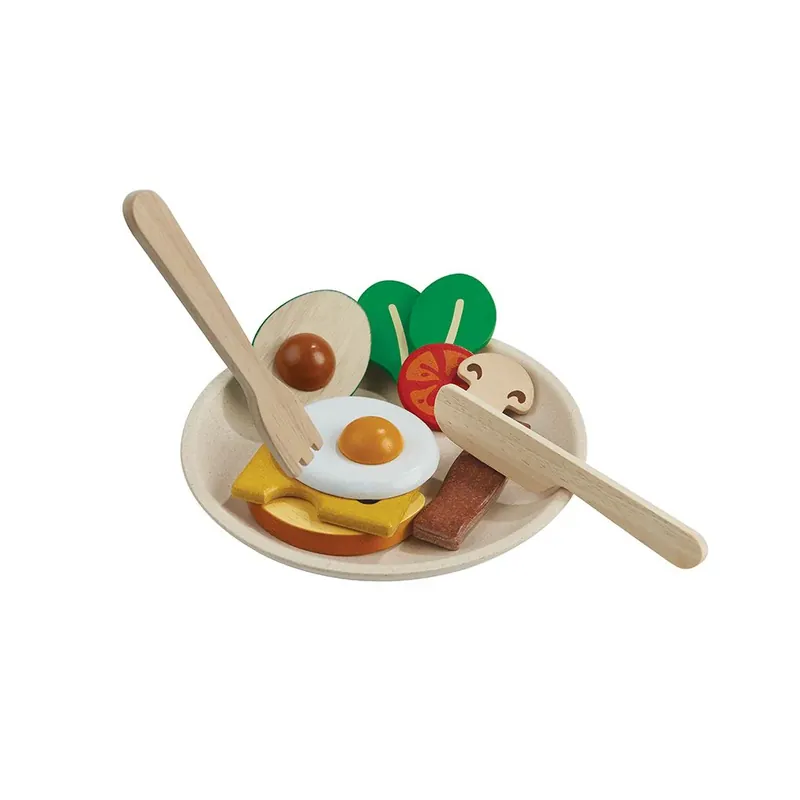 PlanToys Houten ontbijt menu Voordeelprijs