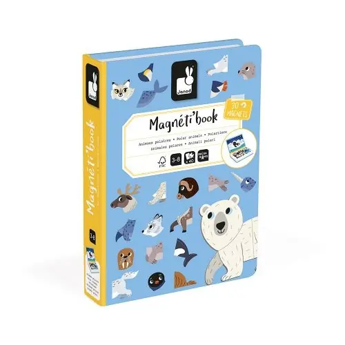 Bestel Nu Janod Magneti'book Polar Animals