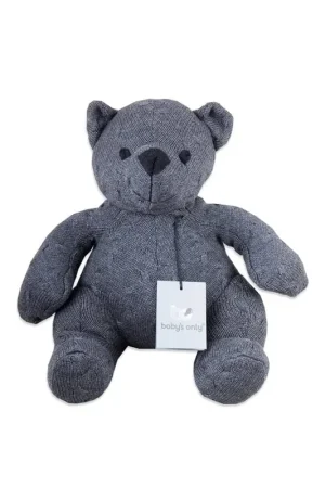 Baby's Only Knuffel Beer Cable Antraciet 35cm Bestel Nu