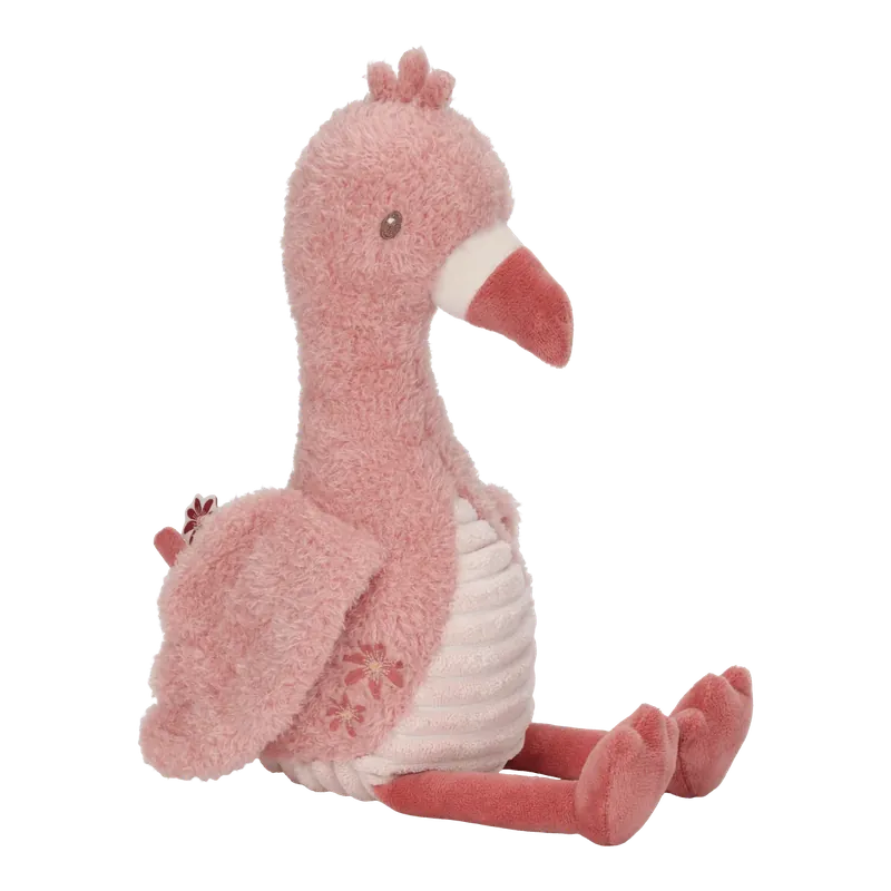 Beperkt Aanbod Little Dutch Knuffel Flamingo Safari Groot 35cm