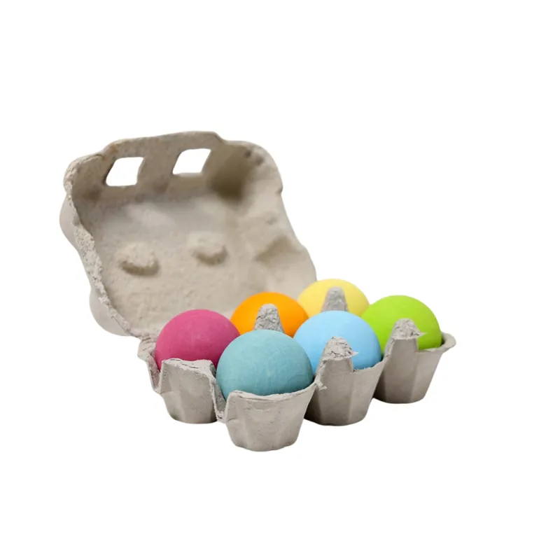 Grimm's Houten Ballen Pastel Set van 6 Stuks Must-Have