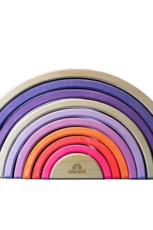 Grimm's Houten Regenboog Neon Roze Premium
